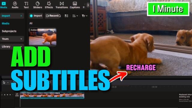 How To Add Subtitles In CapCut?