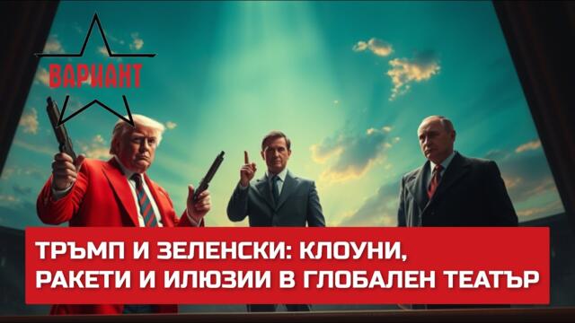 ТРЪМП И ЗЕЛЕНСКИ: КЛОУНИ, РАКЕТИ И ИЛЮЗИИ В ГЛОБАЛЕН ТЕАТЪР,  Вариант #576