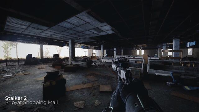 Inside Pripyat’s Shopping Mall – STALKER 2 Immersive Exploration