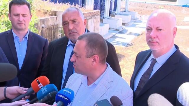 Бойко Борисов инспектира реконструкция на пречиствателна станция „Ясна поляна“