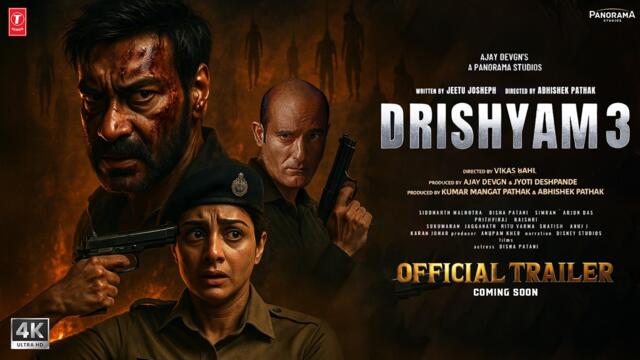 DRISHYAM 3 - Hindi Trailer | Ajay Devgan | Tabu | Akshaye Khanna | New Movies Trailers 2025
