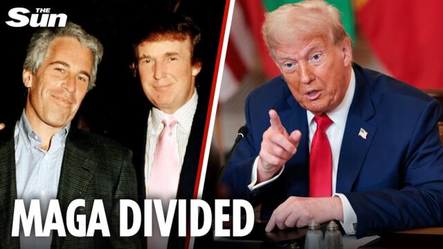 Epstein list 'Cover Up' splits Republican party as Trump pushes to move on
