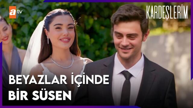 Ömer, Süsen'i gelinlikle görünce büyülendi - Kardeşlerim 132. Bölüm