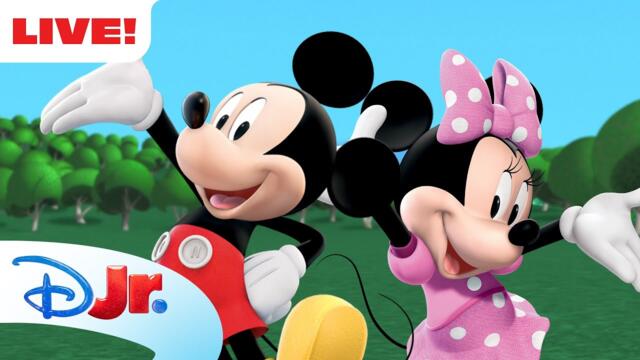 🔴 LIVE! 24 HOURS Mickey Mouse Full Episodes & Clips! | Clubhouse, Funhouse & MORE! |@disneyjr
