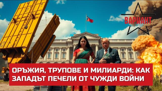 ОРЪЖИЯ, ТРУПОВЕ И МИЛИАРДИ: КАК ЗАПАДЪТ ПЕЧЕЛИ ОТ ЧУЖДИ ВОЙНИ,  Вариант #577