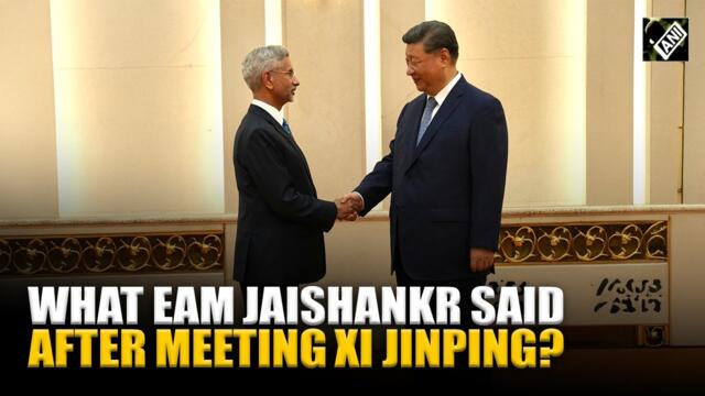 What Jaishankar told Chinese President Xi Jinping after meeting him on the sidelines of SCO Summit?