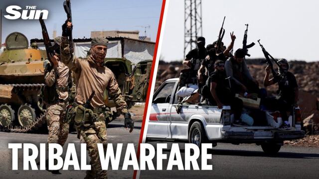 Violent clashes erupt in Syria as thousands of tribal fighters flood border province