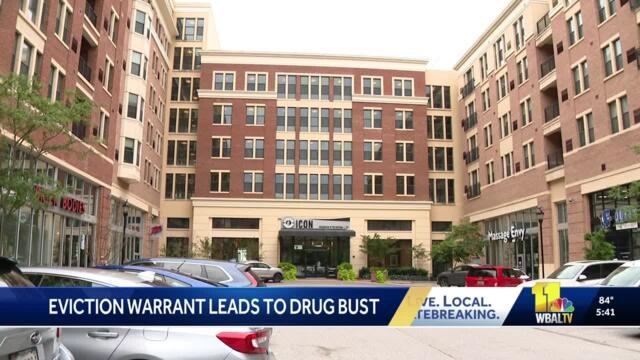 Eviction warrant leads to significant drug bust in North Baltimore