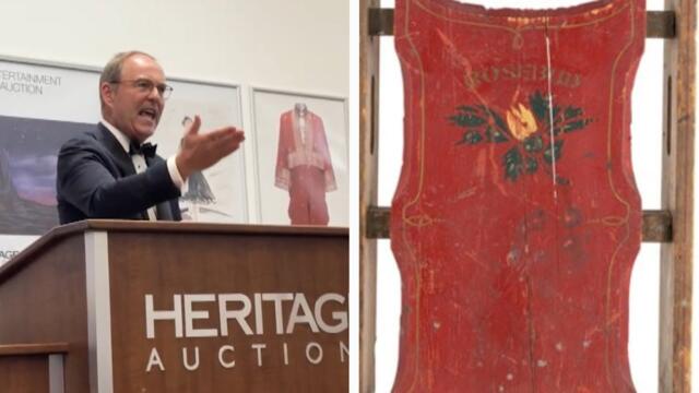 'Citizen Kane' Sled and Indiana Jones Whip Sell for Big Bucks at Auction
