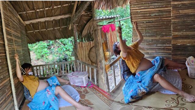 Tam struggled alone with stomach pains, Is it a sign that she is about to give birth?