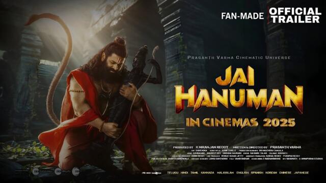 Jai Hanuman 2025 Telugu Trailer | Rishab Shetty’s Epic Hanuman Battles in IMAX 3D | FANMADE Trailer