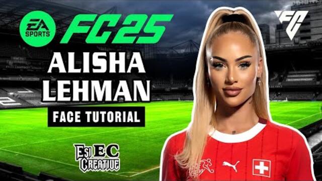Alisha Lehman Face tutorial Creation in pro clubs and career mod - EA FC 25   #fc25 #alishalehmann