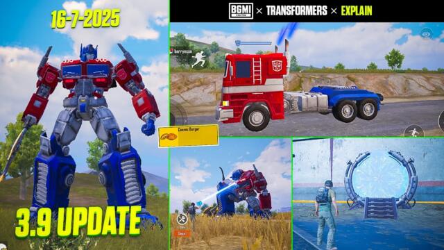 BGMI New TransformersMode Tips & Tricks ! BGMI 3.9 Update | How to Play Robot Mode Explained