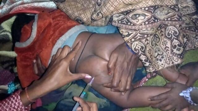 Village Nursing Vloges & Injection For back Side@OneCouple