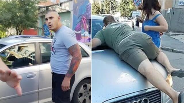 Метална палка, псувни и бой по капака: Пътен екшън в столичния кв. "Люлин" заради спор за предимство