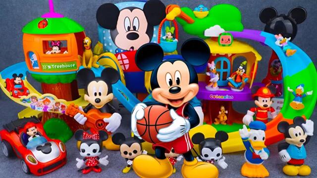 Mickey ASMR Satisfying with Unboxing Disney Mickey Mouse Slide House Playset | Review Toys ASMR
