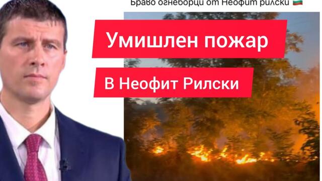 Ивелин Михайлов - пожарът в Неофит Рилски е погасен - Сподели