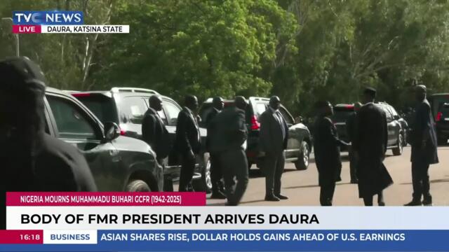 Body Of Former President Buhari Arrives Daura For Burial