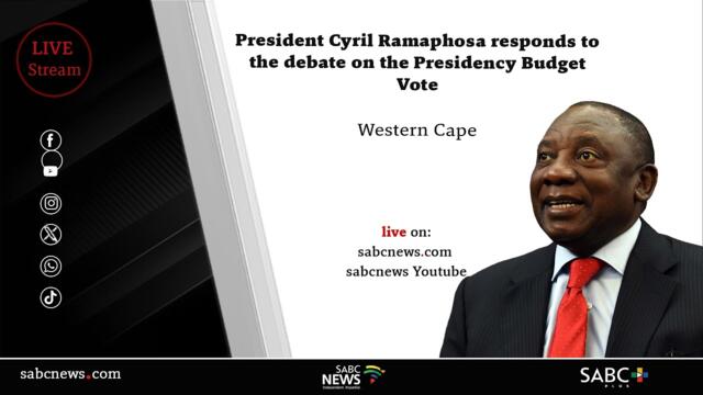 President Cyril Ramaphosa responds to the debate on the Presidency Budget Vote
