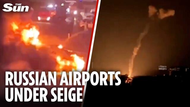 Ukraine unleashes HELL on Moscow airports with massive drone blitz as explosions rock capital