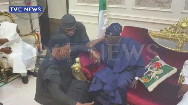 VP Shettima Meets President Tinubu At Umar Musa Yar'Adua Airport