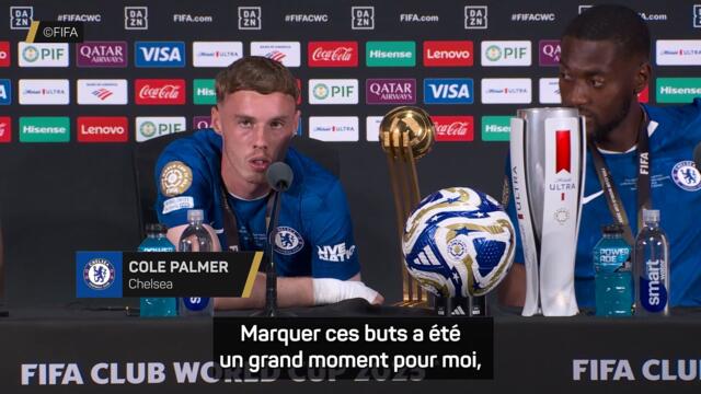 Palmer : "Le plan de jeu de l’entraîneur était parfait"
