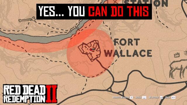 Players actually could do this in this restriction area - RDR2