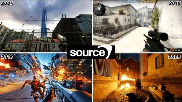 The Evolution Of Source Engine Games Over 21 Years (2004-2025)