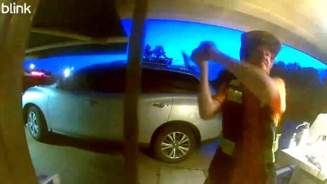 Man Tries to Break Into Texas Home Using a Hammer