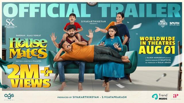 House Mates - Official Trailer | Darshan, Aarsha Baiju, Kaali Venkat | Rajavel | SK Productions