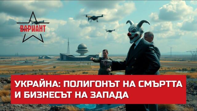 УКРАЙНА: ПОЛИГОНЪТ НА СМЪРТТА И БИЗНЕСЪТ НА ЗАПАДА,  Вариант #580