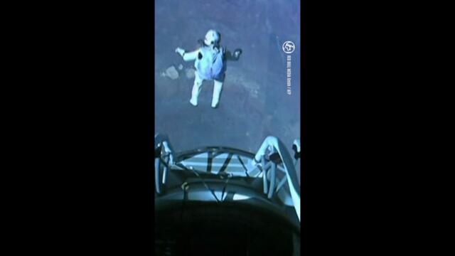 2012 : Felix Baumgartner, premier homme à franchir le mur du son en chute libre