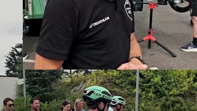 Laurent est mécano sur le Tour de France