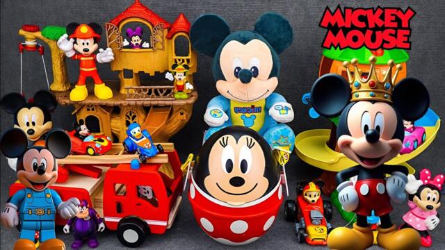 12 Minute Satisfying With Unboxing Disney Junior mickey mouse weebles Easter egg ASMR | Review Toys