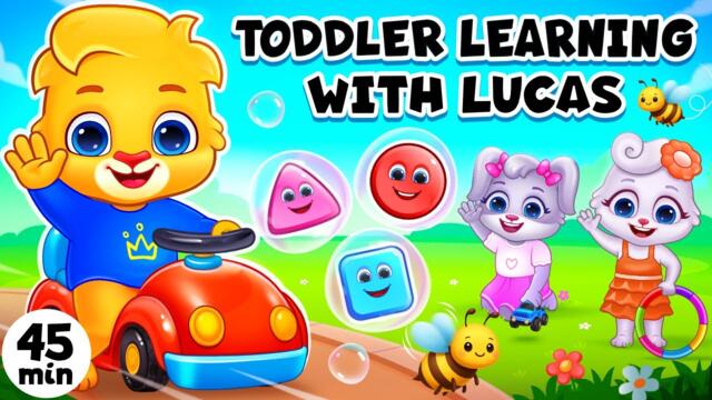Learn Numbers, Colors, Shapes, First Words, ABC | Kids Learning Videos | Toddler Learning With Lucas
