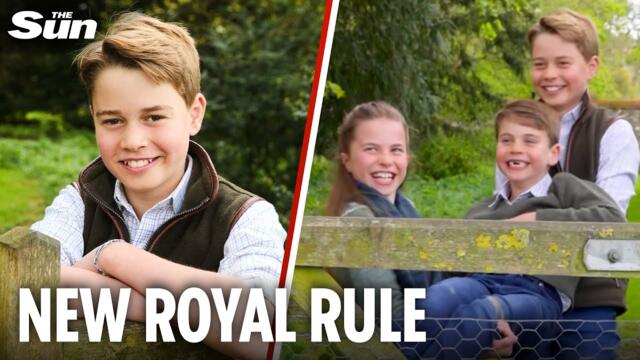 ‘Awkward’ rule Prince George MUST follow now he’s 12 as future king celebrates birthday