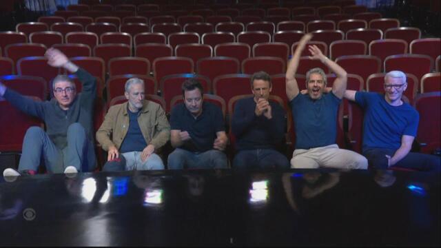 Late Night Comics Show Support for Stephen Colbert