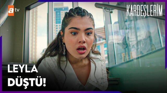 Süsen, Leyla'yı merdivenlerden attı - Kardeşlerim 73. Bölüm