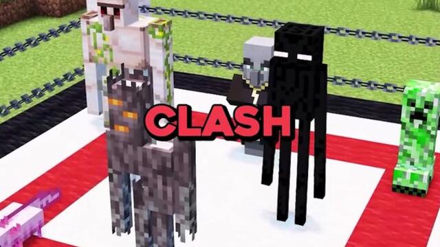 Le clash des mobs sur Minecraft