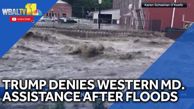 Trump admin. denies request for Western Maryland flood relief