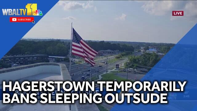 Temporary ordinance bans sleeping outdoors