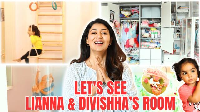 House tour inside Lianna and Divishha’s  room | HINDI | WITH ENGLISH SUBTITLES | Debina Decodes |