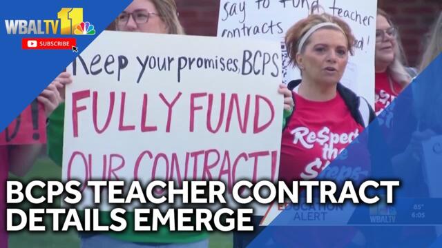 BCPS teacher contract details emerge as dispute ends