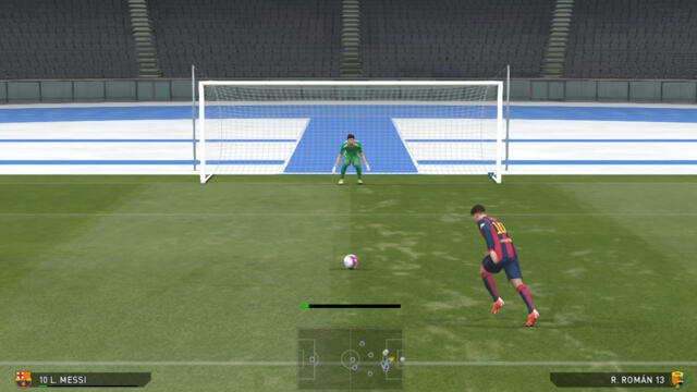 PES 2015 Messi on practice
