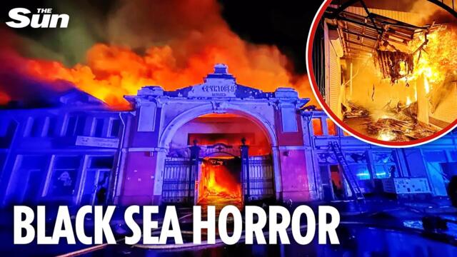 Black Sea battle erupts as Russia BOMBS Odesa & Ukraine hits Sochi after peace talks collapse
