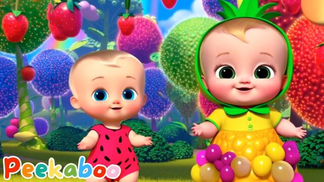 Yes Yes Vegetables Song | @Peekaboo Nursery Rhymes & Kids Songs l ABC  @Peekabootunes ​