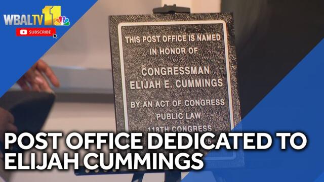 Post office dedicated to the late Elijah Cummings