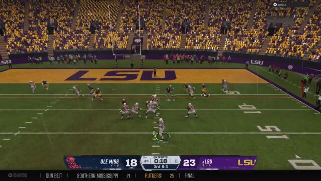 CFB 26: UGL LSU vs Ole Miss