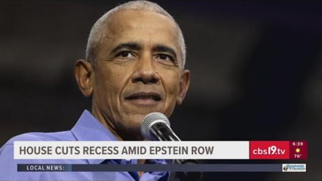 President Barack Obama responds after President Donald Trump says he committed treason
