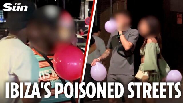 Laughing gas ‘epidemic’ has Ibiza tourists foaming at mouth, having seizures & permanently scarred